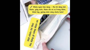 🖤 Túi bút caro size đại – đựng “cả thế giới học tập” chỉ trong một chiếc túi!