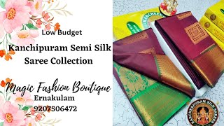 Kanchipuram Semi Silk Saree Rs850