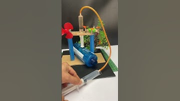 Hydraulic pressure machine project #hydraulic #tech #science #experiment #project #dcmotor #dc #diy