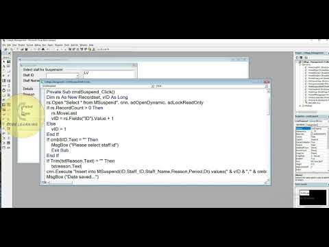 Vb6.0 | CMP 'frmMSuspend - error solving' | CodeLearning