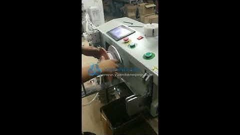 Automatic Wire Coiler Counting Meter Machine, Cable Coil Winding and Twisting Tie Machine YH-S100