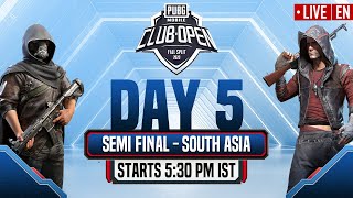 [EN] PMCO South Asia Semi - Finals Day 5 | Fall Split | PUBG MOBILE CLUB OPEN 2020