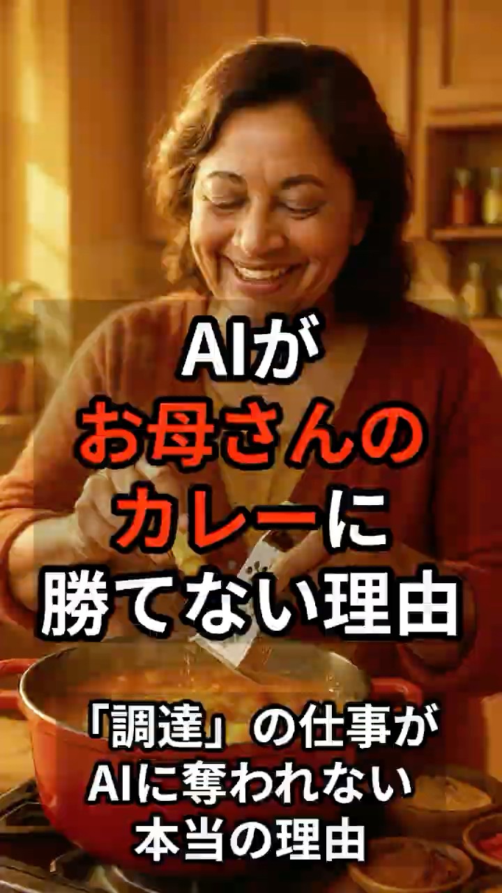 AIがお母さんのカレーに勝てない理由