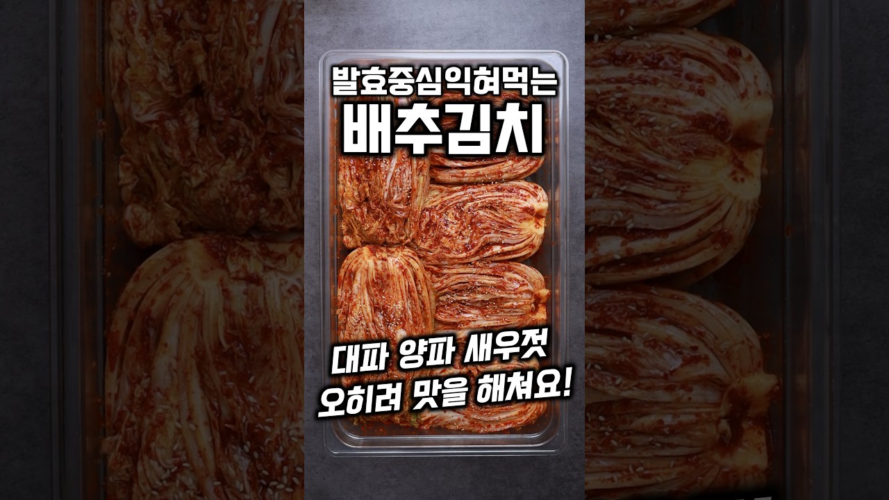 [⭐️20만⭐️] 개운하고 맛있는 김치 담는 꿀팁 받아 가세요 #shorts