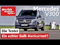 Mercedes V300: Ist die V-Klasse der bessere VW Bus? - Test/Review | auto motor und sport