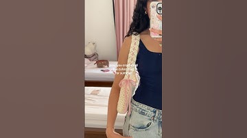 cute and easy #crochet #bag for summer, perfect for a beach or market day!☀️🧶 #summervibes