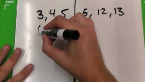 Pythagorean Theorem and Pythagorean Triples