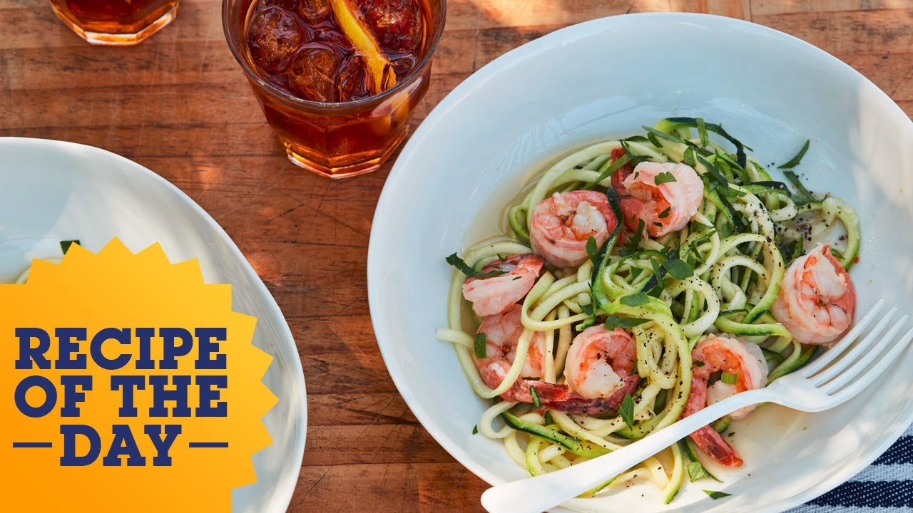 Recipe of the Day: Shrimp Scampi Zoodles | Food Network