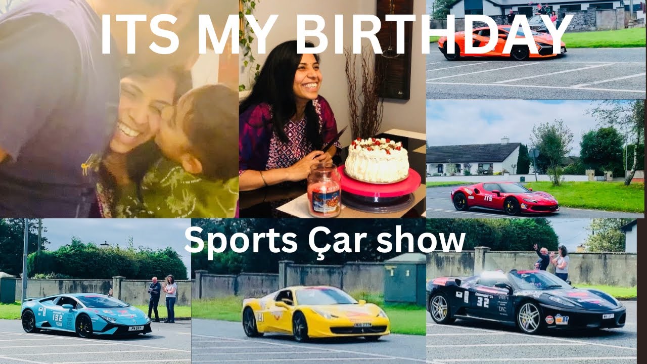 Birthday VlogSports Car Showdailyvlog birthday sportscar 