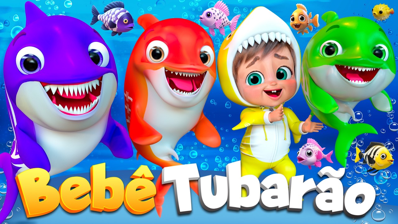Tubarão Bebê, A Galinha Magricela, Bartolinho, Cinco Patinhos e Mais Músicas Infantis #tubarãobebê