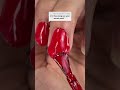 Replying to baifarts3 painting my unshaped flared natural nails red  nails  red