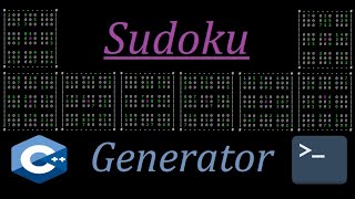 Console SUDOKU GENERATOR