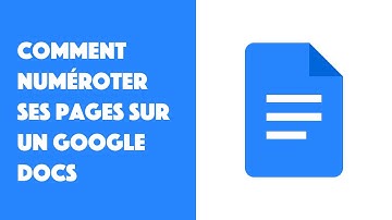 Comment numéroter ses pages sur un Google Docs ?