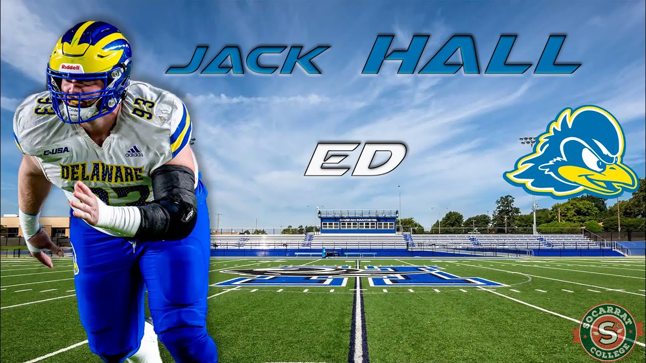 Jack Hall. Edge. Delaware. NFL draft prospect 2026