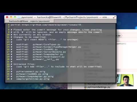 pyvmomi developer tutorials: git rebase -i