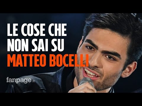 Chi è Matteo Bocelli, il figlio cantante di Andrea Bocelli