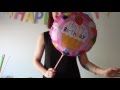 Partysaurus - How to put foil balloon on a stick