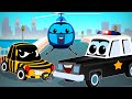 Police Car Song + More Car Rhymes &amp; Vehicle Videos for Kids