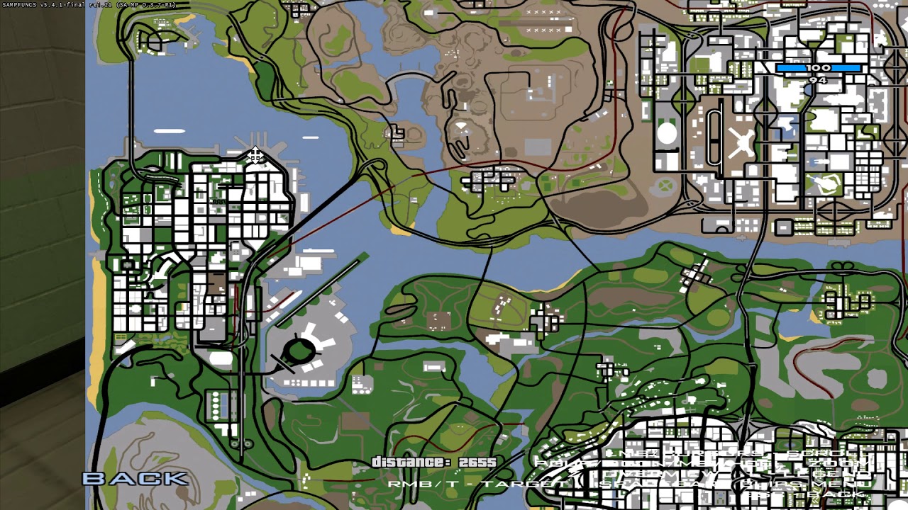 Карта транспорта гта са