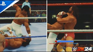 WWE 2K24: Macho Man VS Ricky 1987 | 40 Years of WrestleMania