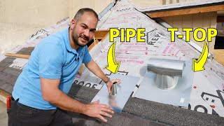How to Install Roof Flashing | Pipes, Penetrations, TTop