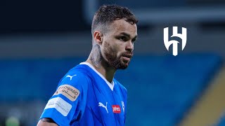 البرازيلي ميشيل لاعب الهلال في مباراة التعاون في كأس الملك 🔵⚪️ ‏Michael