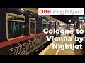 Cologne to Vienna by Nightjet sleeper train