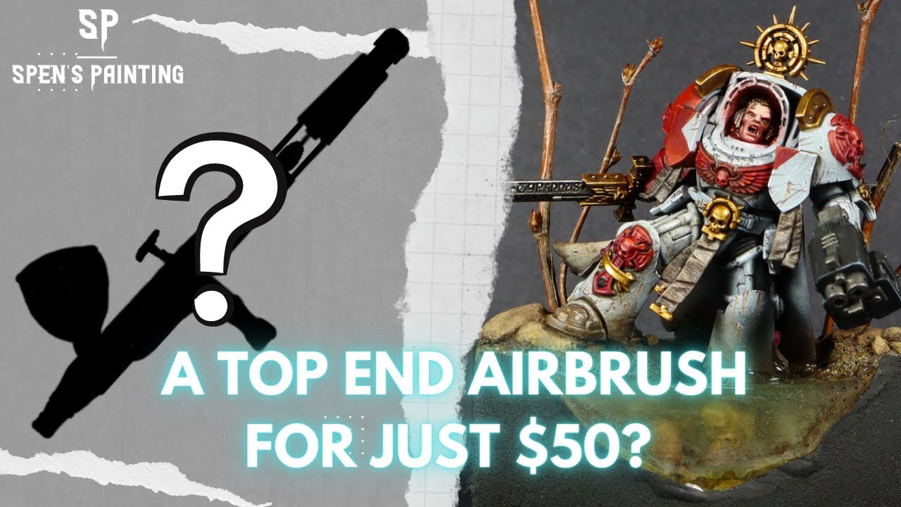 Painting White Armour for Warhammer with the Gaahleri 50 airbrush