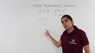Class 12th – Overview of Inverse Function | Trigonometric Function | Tutorials Point