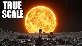 How Big The Sun Actually Looks From Mercury | Space Visualization