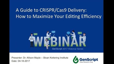 Guide to CRISPR/Cas9 Delivery: How to Maximize Your Editing Efficiency