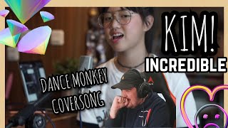 Espy Reacts To TONES AND I - Dance Monkey (KIM! Cover)