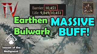 Diablo 4 MASSIVE Stealth Buff Earthen Bulwark Druid 1.1.2