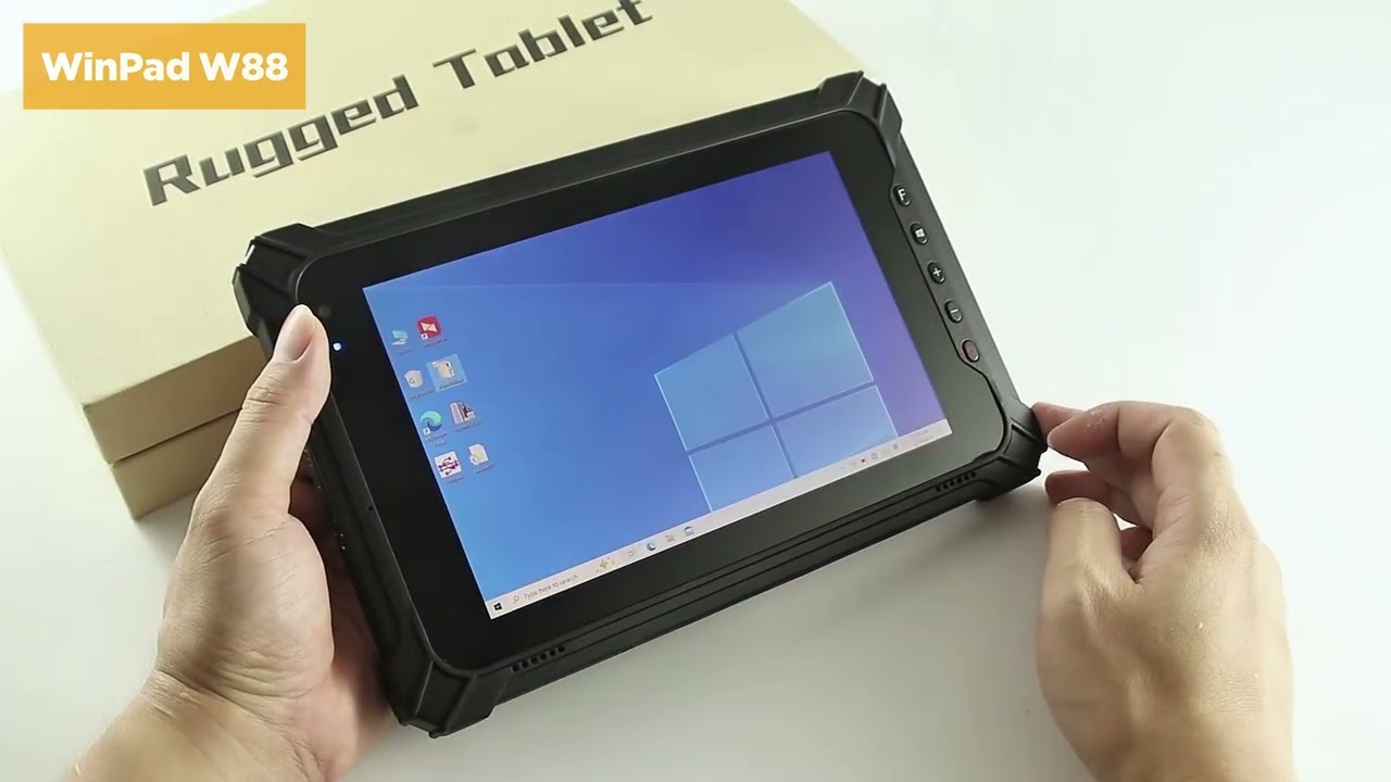 WinPad W88 8 Inch IP65 4G LTE Industrial Rugged Tablet Windows 10 or Ubuntu OS Intel N5100