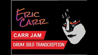 Carr Jam - Drum Solo Transcription | Free Drum Sheet Music | PDF