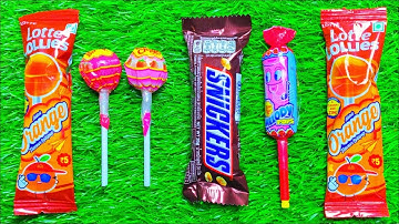 ASMR: Unboxing a Giant Mystery Box Full of Candy 🍬 chocolate rainbow lollipops Satisfying video