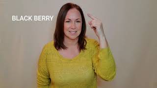 ASL Fruits and Veggies