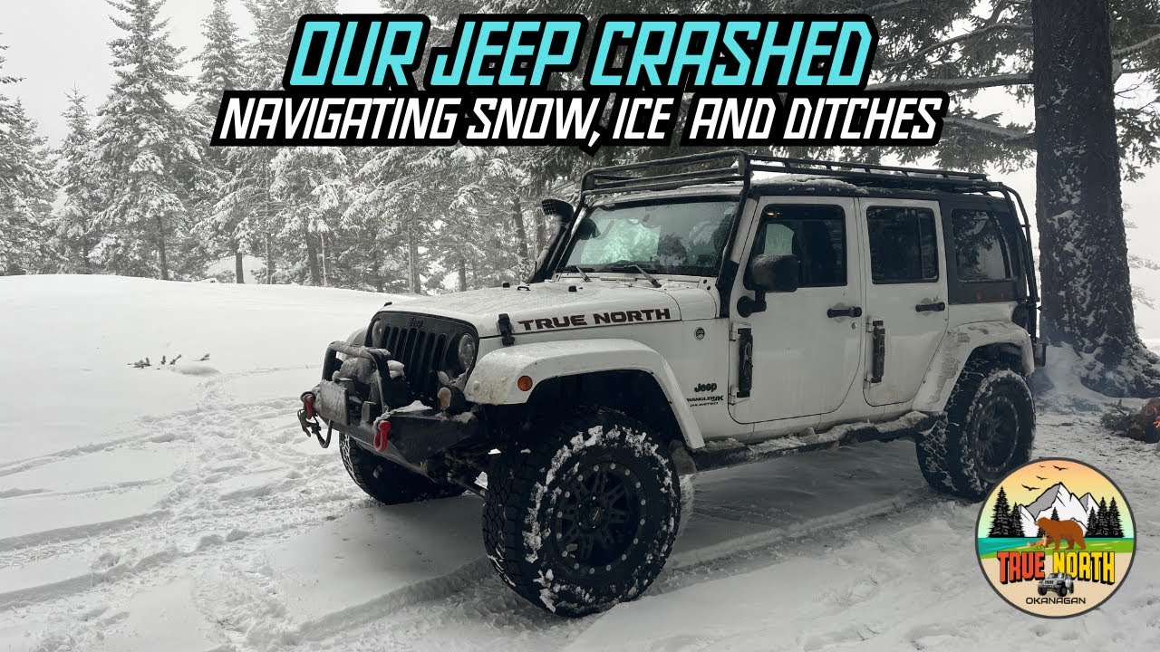 Conquering Icy Roads In Our Jeep JK - YouTube