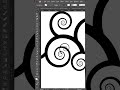 Let's Create Spiral Swirl Design in Adobe Illustrator #vectorart #designprocess #logo #illustrator