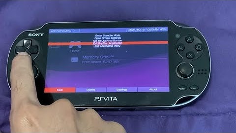 How to get out of Adrenaline (PSP XMB)?