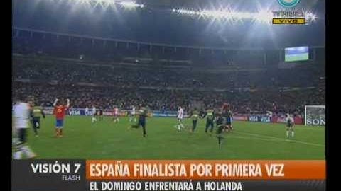 Visión Siete: España finalista por primera vez