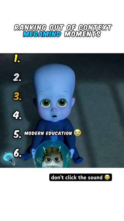 Ranking Megamind Moments 😭