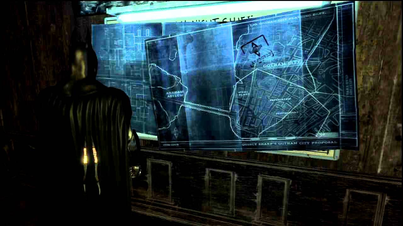 Lets Play Batman Arkham Asylum Bonus #1 - Hidden Office