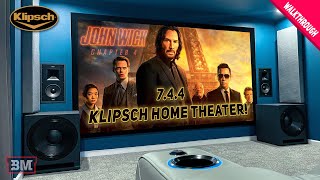 Download Lagu How Much To Build This 7.4.4 KLIPSCH THX 4K DOLBY ATMOS Home Theater (BREAKDOWN \u0026 TOUR!) JVC DENON MP3
