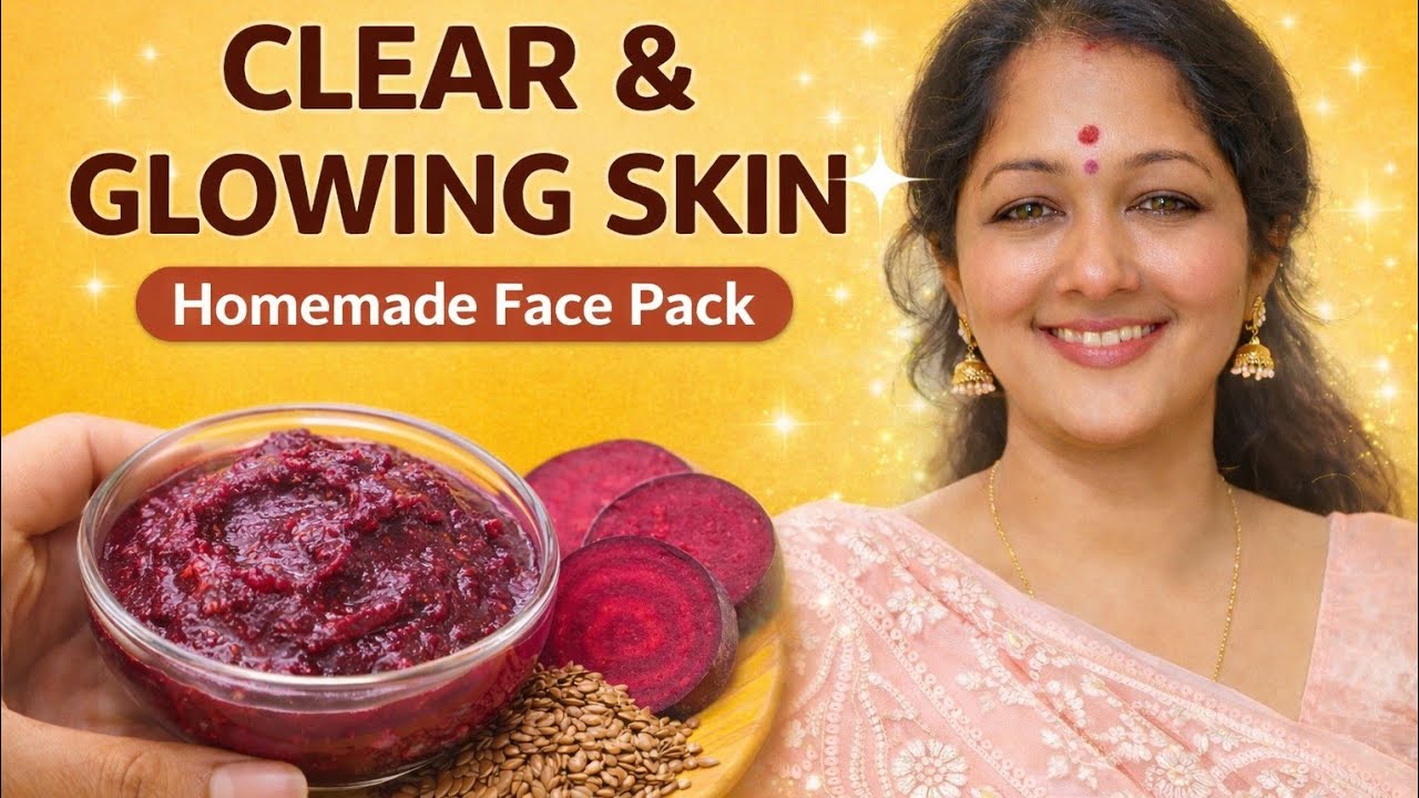 Face Pack for Clear & Glowing Skin | Homemade Natural Glow Face Pack ...