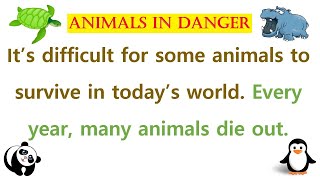 برجراف Endangered animals - برجراف الحيوانات المعرضة للإنقراض