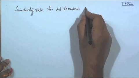 Mod-13 Lec-35 Similarity Rules for High Speed Flows (Contd.)