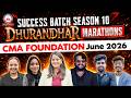 CMA Foundation June 2026 Marathon Lectures | Success Batch Season 10 | Official Announcement