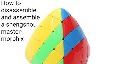How to disassemble and assemble a shengshou mastermorphix