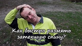 Разминка для спины, позвоночника. Как размять спину? Малоподвижный образ жизни